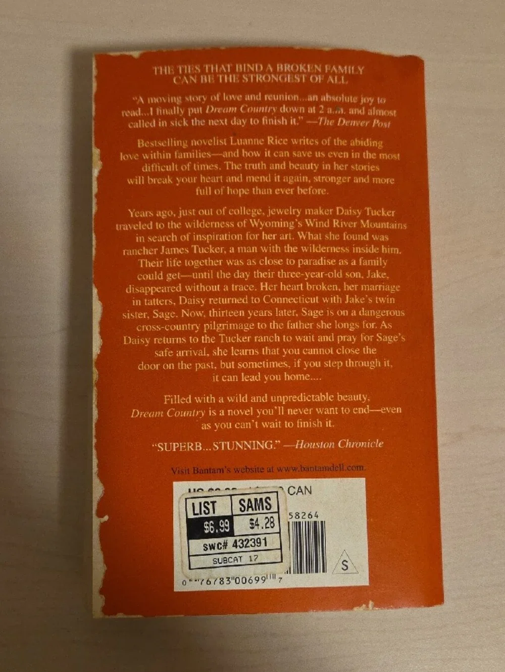 Dream Country by Luanne Rice